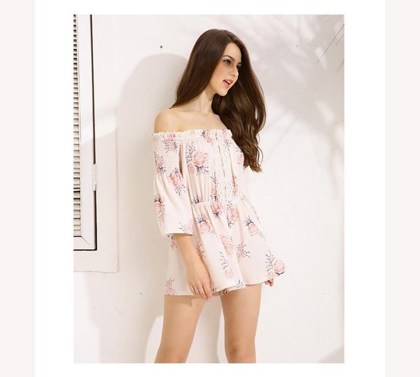 women's jumpsuits & rompers wowen's floral print smocking romper ruffled slash neck flare sleeve elastic -waist female playsuit la, Black;white
women's jumpsuits & rompers wowen's floral print smocking romper ruffled slash neck flare sleeve elastic -waist female playsuit la, Black;white