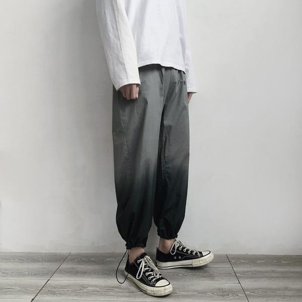 men's pants nine-point gradient color overalls for men and women korean version of the loose trend wild bf beam feet casual straight, Black
men's pants nine-point gradient color overalls for men and women korean version of the loose trend wild bf beam feet casual straight, Black