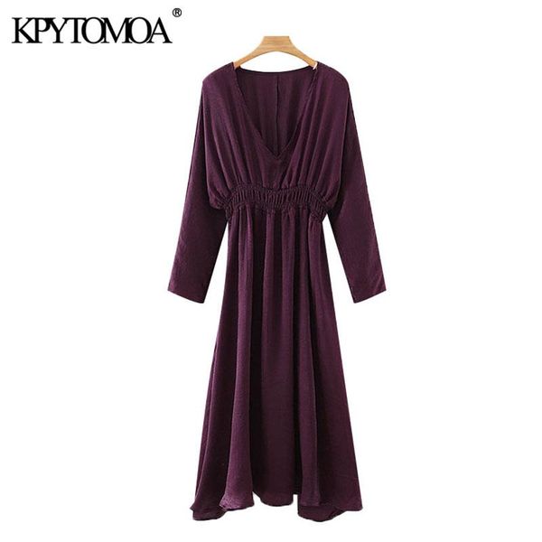 women 2021 chic fashion pleated cozy midi dress vintage v neck long sleeve elastic waist female dresses vestidos mujer casual, Black;gray
women 2021 chic fashion pleated cozy midi dress vintage v neck long sleeve elastic waist female dresses vestidos mujer casual, Black;gray