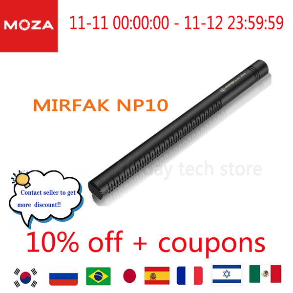 microphones mirfak np10 professional broadcast-grade condenser sgun microphone,ultra low noise floor,cnc-processed brass metal tube body
microphones mirfak np10 professional broadcast-grade condenser sgun microphone,ultra low noise floor,cnc-processed brass metal tube body