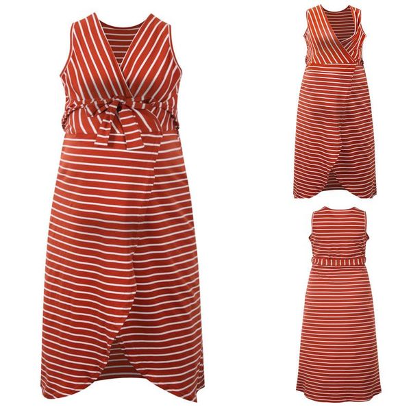 maternity dresses summer pregnant women dress sleeveless striped belt nursing long vestidos pregnancy clothes, White
maternity dresses summer pregnant women dress sleeveless striped belt nursing long vestidos pregnancy clothes, White