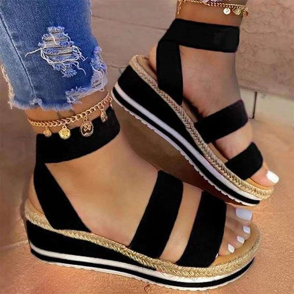 sandals platform wedges shoes for women 2021 candy color ladies summer casual slip on strap cross shoe, Black
sandals platform wedges shoes for women 2021 candy color ladies summer casual slip on strap cross shoe, Black