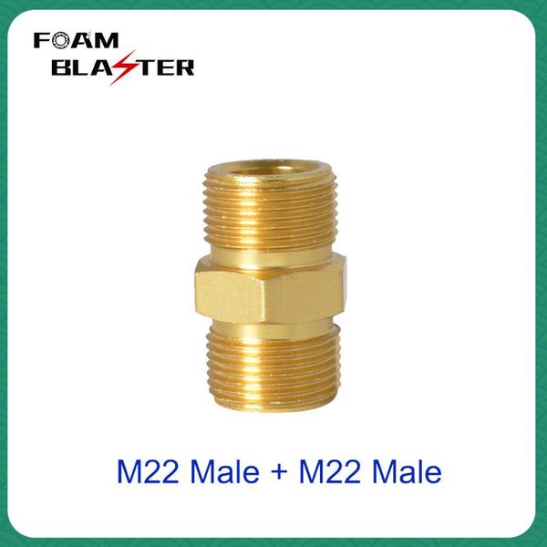 car cleaning tools high pressure washer hose extension connector adapter m22 male id14 - id15
car cleaning tools high pressure washer hose extension connector adapter m22 male id14 - id15