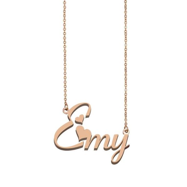 pendant necklaces emy name necklace , custom for women girls friends birthday wedding christmas mother days gift, Silver
pendant necklaces emy name necklace , custom for women girls friends birthday wedding christmas mother days gift, Silver