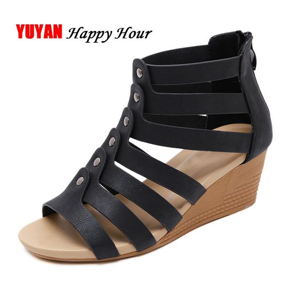 dress shoes bohemia sandals 2021 summer fashion women's wedge peep toe wedges beach a493, Black
dress shoes bohemia sandals 2021 summer fashion women's wedge peep toe wedges beach a493, Black