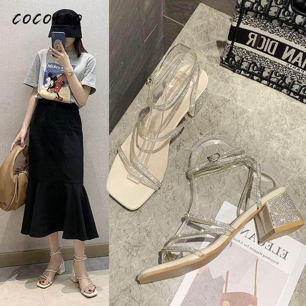 sandals female fairy wind 2021 summer seaside holiday ins tide rhinestone thick high heels korean version of rome, Black
sandals female fairy wind 2021 summer seaside holiday ins tide rhinestone thick high heels korean version of rome, Black