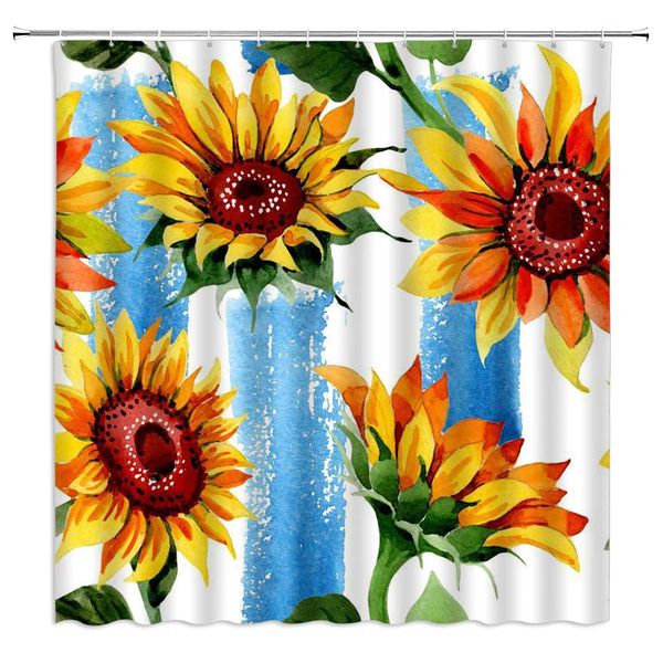 sztnsm sunflower shower curtain watercolor colorful yellow sunflower flowers green branches leaves,70x70 inch polyester fabric
sztnsm sunflower shower curtain watercolor colorful yellow sunflower flowers green branches leaves,70x70 inch polyester fabric