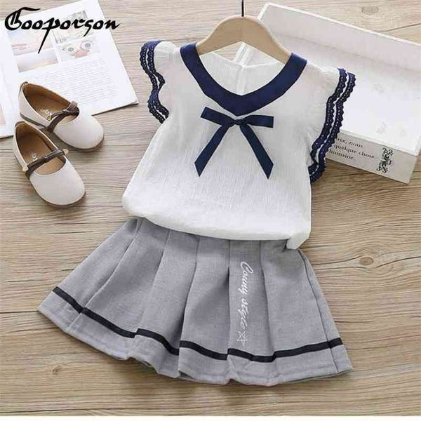 kids girls clothes set white blouse shirt and plaid skirt with bow basic style baby girl summer outfits children clothing 210715
kids girls clothes set white blouse shirt and plaid skirt with bow basic style baby girl summer outfits children clothing 210715