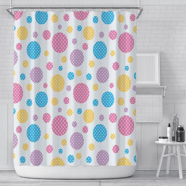 shower curtains color dot pattern waterproof polyester rectangular curtain bathroom cloth household decoration with plastic hooks
shower curtains color dot pattern waterproof polyester rectangular curtain bathroom cloth household decoration with plastic hooks