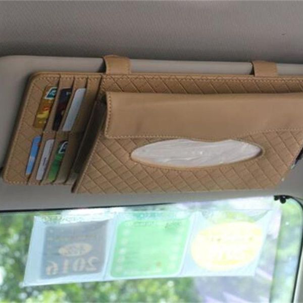car organizer universal leather cd dvd phone holder sun visor storage tissue box cover case wallet clip
car organizer universal leather cd dvd phone holder sun visor storage tissue box cover case wallet clip