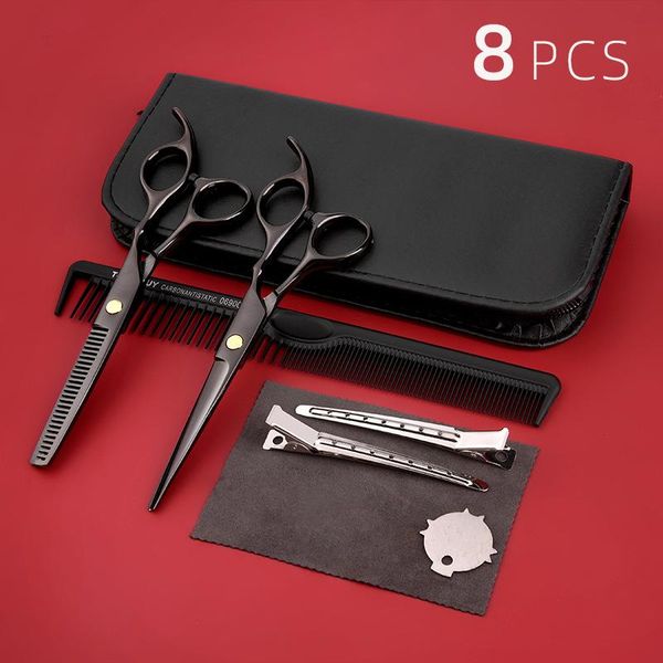 hair scissors black titanium-plated professional salon hairdressing set tooth flat cuts bangs 8/9 piece
hair scissors black titanium-plated professional salon hairdressing set tooth flat cuts bangs 8/9 piece