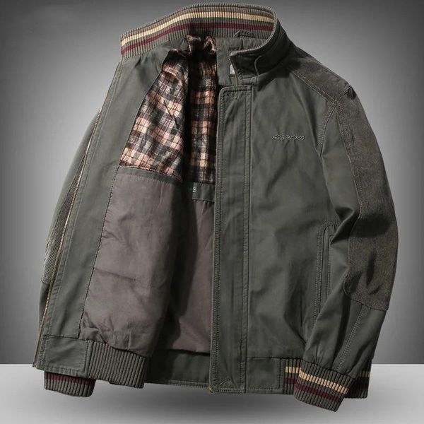 men's jackets 2021 military bomber men autumn winter casual zipper pilot jacket stand collar vintage denim 100% cotton, Black;brown
men's jackets 2021 military bomber men autumn winter casual zipper pilot jacket stand collar vintage denim 100% cotton, Black;brown