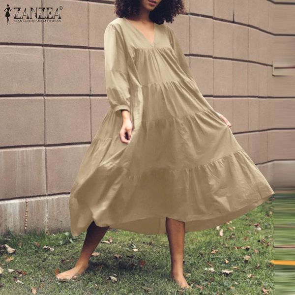 dresses zanzae women ruffle dress 2021 spring patchwork midi vestidos casual solid puff sleeve v-neck sundress party robe oversize 5xl, Black;gray
dresses zanzae women ruffle dress 2021 spring patchwork midi vestidos casual solid puff sleeve v-neck sundress party robe oversize 5xl, Black;gray
