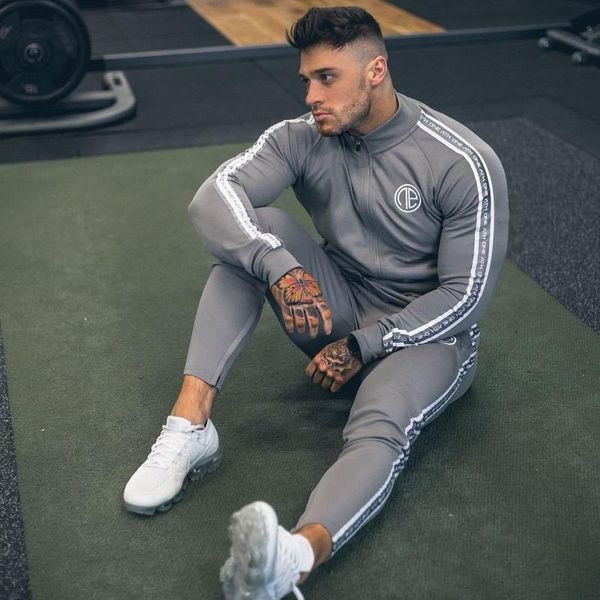 men's tracksuits 2021 sport suit men bodybuilding jacket pants sports suits basketball tights clothes fitness running set 3xl, Gray
men's tracksuits 2021 sport suit men bodybuilding jacket pants sports suits basketball tights clothes fitness running set 3xl, Gray