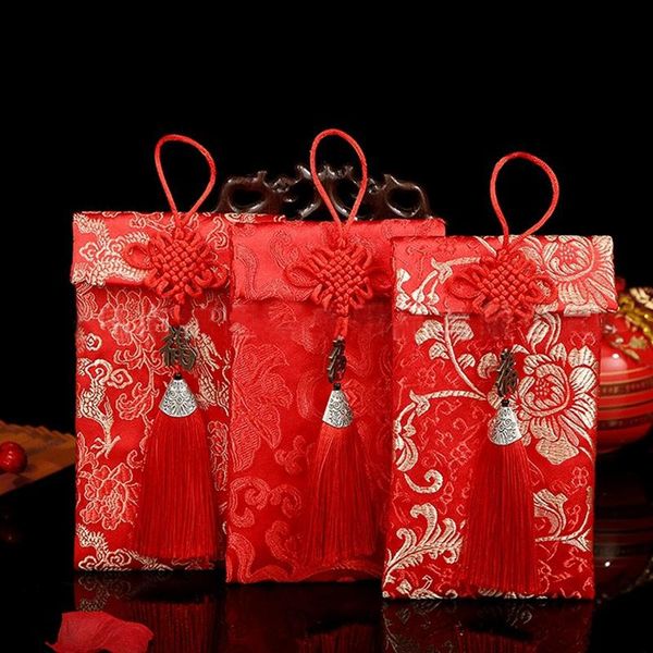 gift wrap chinese red envelope with tassel lucky money pocket for year decor wedding spring festival million brocade packet
gift wrap chinese red envelope with tassel lucky money pocket for year decor wedding spring festival million brocade packet