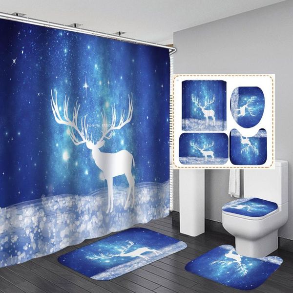shower curtains christmas moose 3d digital printed curtain waterproof polyester bathroom bathmat 4-piece set
shower curtains christmas moose 3d digital printed curtain waterproof polyester bathroom bathmat 4-piece set