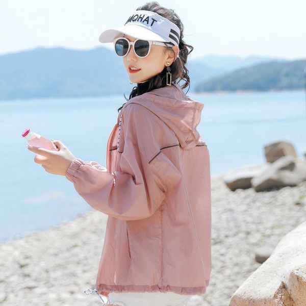 women's jackets women summer fashion thin sun protection clothing large size loose hooded coat casual female long sleeve outwear jacket, Black;brown
women's jackets women summer fashion thin sun protection clothing large size loose hooded coat casual female long sleeve outwear jacket, Black;brown