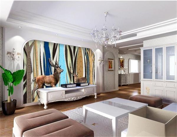 wallpapers custom 3d po wallpaper mural living room bed abstract line elk picture sofa tv backdrop for walls
wallpapers custom 3d po wallpaper mural living room bed abstract line elk picture sofa tv backdrop for walls