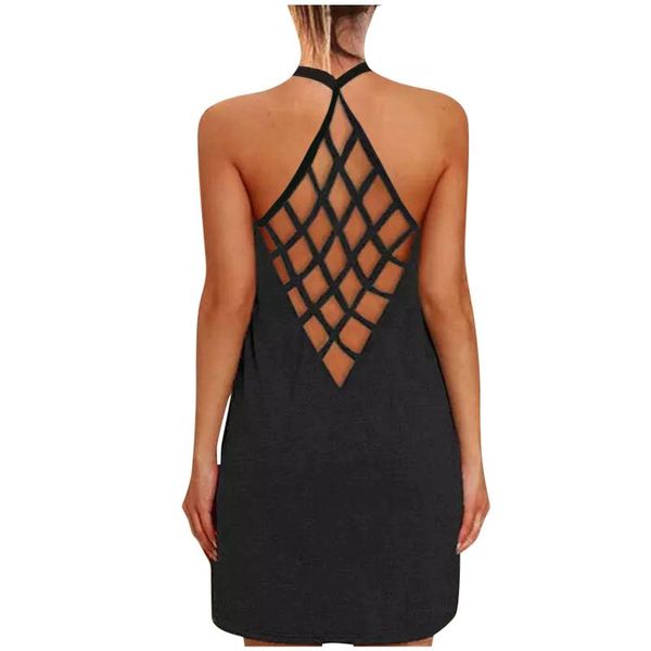 womens summer dress backless cross strap halter tank dresses ladies nightclub party suspender mini vestido mujer a40 casual, Black;gray
womens summer dress backless cross strap halter tank dresses ladies nightclub party suspender mini vestido mujer a40 casual, Black;gray