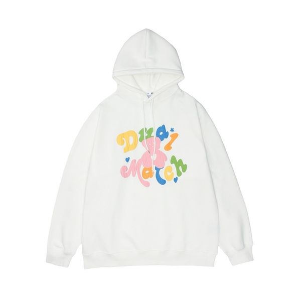 cartoon letter printed plush men's bf lazy fashion brand thickened loose couple hoodie, Black
cartoon letter printed plush men's bf lazy fashion brand thickened loose couple hoodie, Black