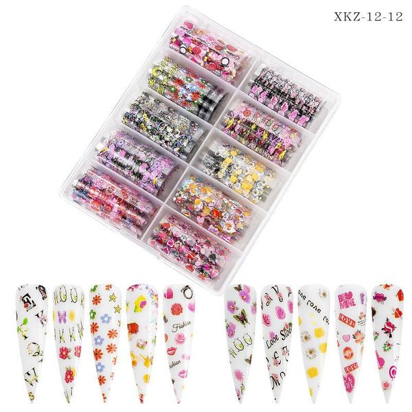 nail art kits 10pcs/box christmas halloween foil pumpkin snowflake candy paper laser transfer flower star sticker
nail art kits 10pcs/box christmas halloween foil pumpkin snowflake candy paper laser transfer flower star sticker