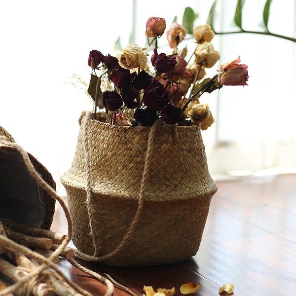 hanging storage baskets seagrass plant flower pots decorative wicker planter flowerpot for home living room bedroom decor planters &
hanging storage baskets seagrass plant flower pots decorative wicker planter flowerpot for home living room bedroom decor planters &