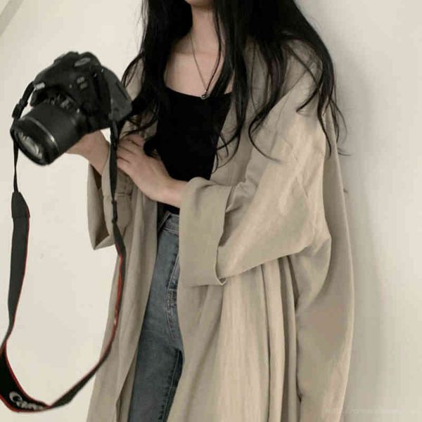 women's trench coats women spring cotton linen coat jacket sashes oversized full sleeve windbreakers solid color raincoat open stitch p, Tan;black
women's trench coats women spring cotton linen coat jacket sashes oversized full sleeve windbreakers solid color raincoat open stitch p, Tan;black