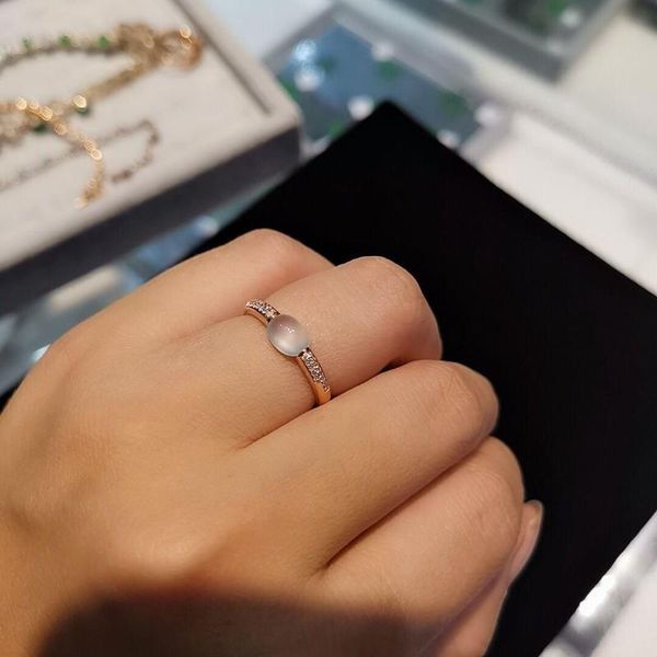 cluster rings designer original natural high chalcedony egg round opening adjustable ring elegant charm retro female silver jewelry, Golden;silver
cluster rings designer original natural high chalcedony egg round opening adjustable ring elegant charm retro female silver jewelry, Golden;silver