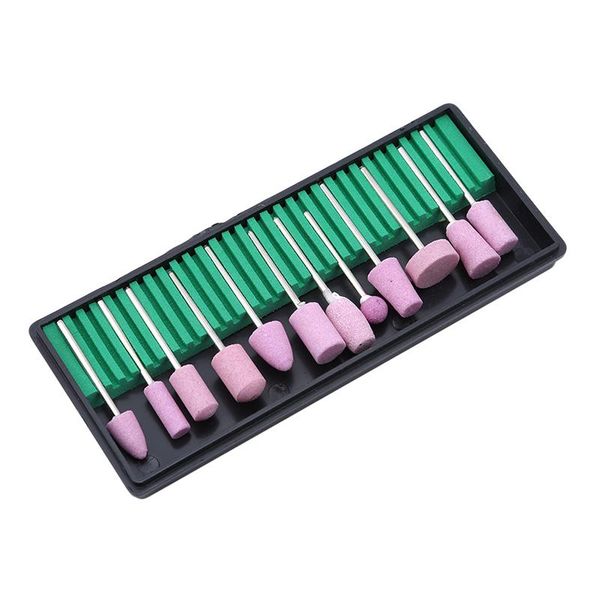 nail art equipment 12 pcs polishing grinding heads drill file manicure ceramic electric bits for nails pedicure, Silver
nail art equipment 12 pcs polishing grinding heads drill file manicure ceramic electric bits for nails pedicure, Silver