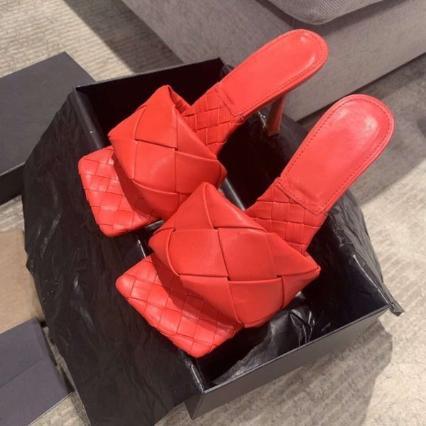 80% off shoes fashion square toe weave high heels shoes women slippers leather luxury designer street beach sandals new slides, Black
80% off shoes fashion square toe weave high heels shoes women slippers leather luxury designer street beach sandals new slides, Black