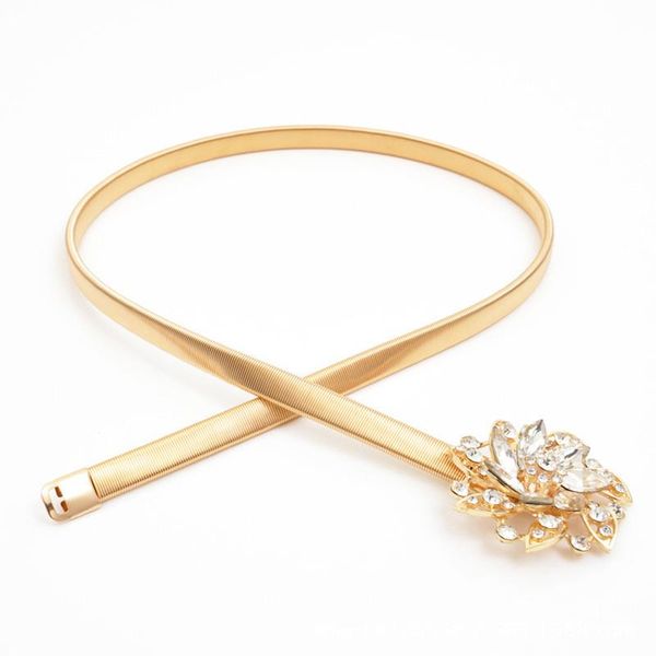 belts buckle metal belly chain women's decoration with flower flora elastic formal dress thin belt cummerbund waistband bl368, Black;brown
belts buckle metal belly chain women's decoration with flower flora elastic formal dress thin belt cummerbund waistband bl368, Black;brown