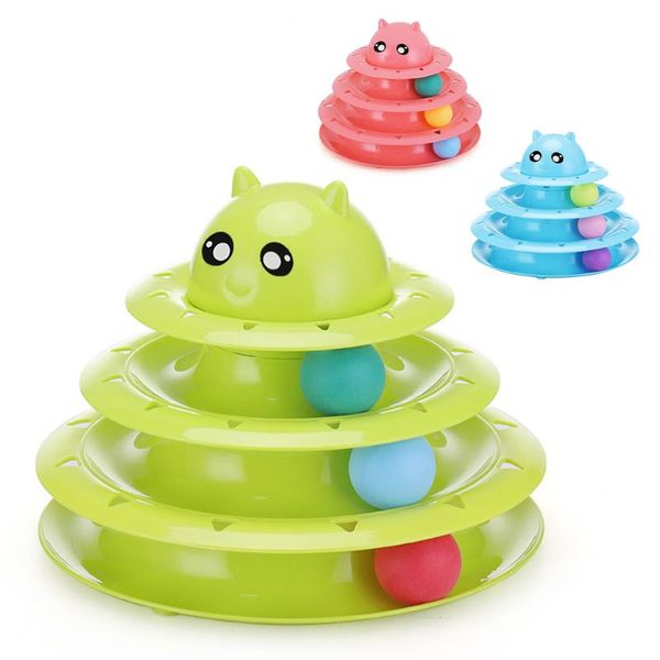 cat toys 3 layers turntable ball amusement plate interacitve gaming tower tracks disc accessories drop
cat toys 3 layers turntable ball amusement plate interacitve gaming tower tracks disc accessories drop
