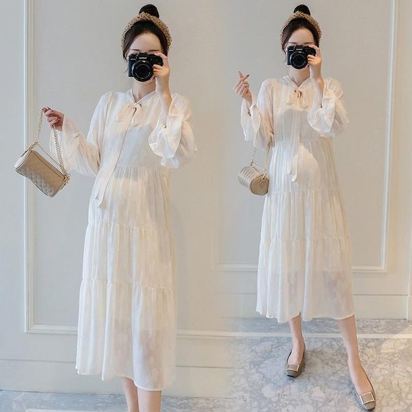 maternity dresses 179# dress spring autumn solid color long sleeves loose stylish for pregnant women mom, White
maternity dresses 179# dress spring autumn solid color long sleeves loose stylish for pregnant women mom, White