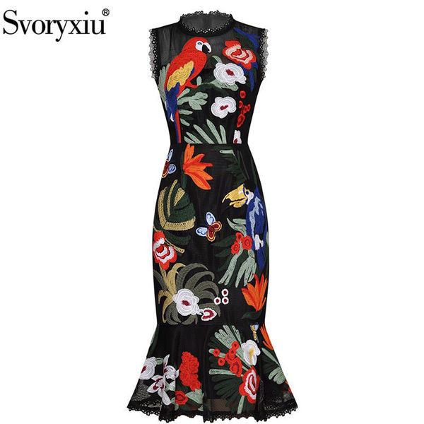 casual dresses svoryxiu hollow out flower parrot embroidery black mermaid dress women's fashion summer sleeveless runway 2021, Black;gray
casual dresses svoryxiu hollow out flower parrot embroidery black mermaid dress women's fashion summer sleeveless runway 2021, Black;gray