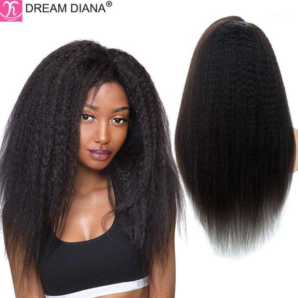 dreamdiana ombre kinky straight wigs malaysian hair t part 4x4 lace closure 100% yaki human1, Black;brown
dreamdiana ombre kinky straight wigs malaysian hair t part 4x4 lace closure 100% yaki human1, Black;brown