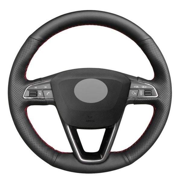 steering wheel covers black artificial pu leather diy car cover for seat leon 5f 3 2013-2021 ibiza 6j tarraco arona ateca alhambra
steering wheel covers black artificial pu leather diy car cover for seat leon 5f 3 2013-2021 ibiza 6j tarraco arona ateca alhambra