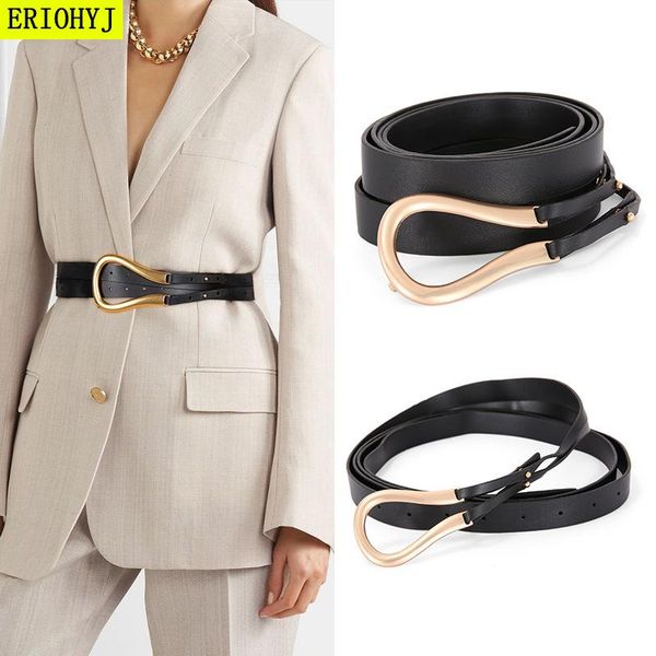belts fashion leather women belt designer metal buckle waist strap all-match lady dress coat sweater decorative knotted waistband, Black;brown
belts fashion leather women belt designer metal buckle waist strap all-match lady dress coat sweater decorative knotted waistband, Black;brown