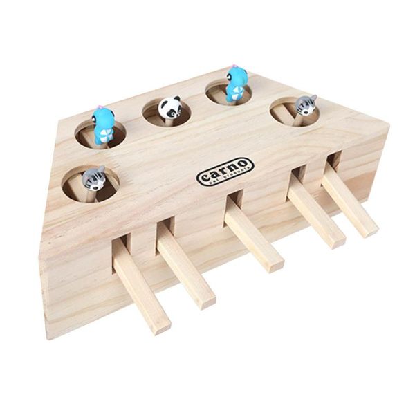 cat interactive toys whack mole mouse exercise toy hitting the hamster pet supplies