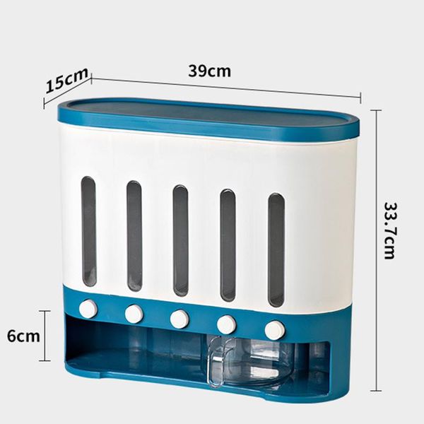 separate grain cereal can rice storage cylinder automatic plastic box for kitchen j2y bottles & jars
separate grain cereal can rice storage cylinder automatic plastic box for kitchen j2y bottles & jars