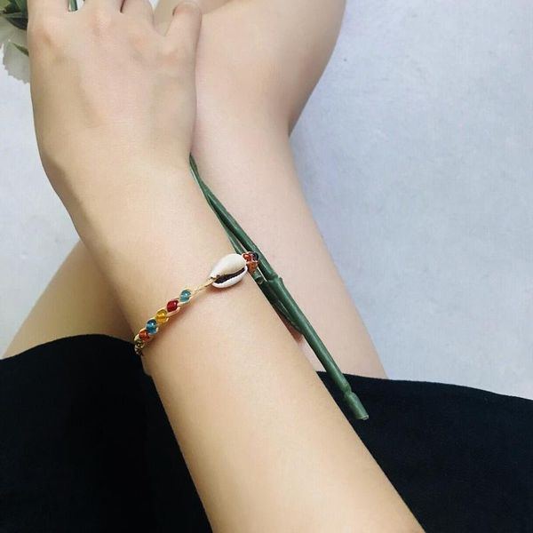 pulseras sea shell wish woven string rope bracelet schelpen armband bransoletka damska regalos para mujer dames link, chain, Black
pulseras sea shell wish woven string rope bracelet schelpen armband bransoletka damska regalos para mujer dames link, chain, Black