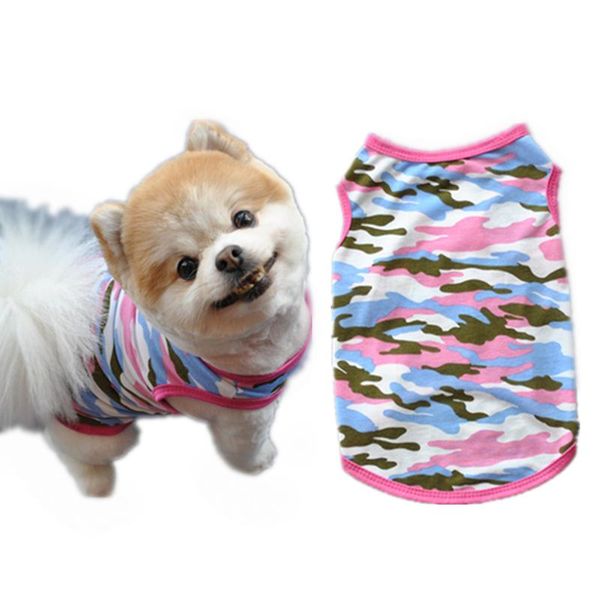 spring/summer camouflage pet dog vest cute print shirt xs-l clothes for dogs cats puppy wholesale 30ja8 apparel
spring/summer camouflage pet dog vest cute print shirt xs-l clothes for dogs cats puppy wholesale 30ja8 apparel