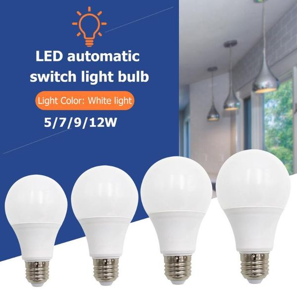 bulbs 5w/7w/ 9w/12w sound+light sensor control e27 smd 2835 led lamp automatic smart bulb light for corridor garage
bulbs 5w/7w/ 9w/12w sound+light sensor control e27 smd 2835 led lamp automatic smart bulb light for corridor garage