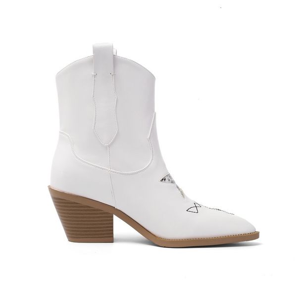 boots olomm female ankle boots knight square high heels pointed black toe elegant white women's size eua 4-10.5 wez0
boots olomm female ankle boots knight square high heels pointed black toe elegant white women's size eua 4-10.5 wez0