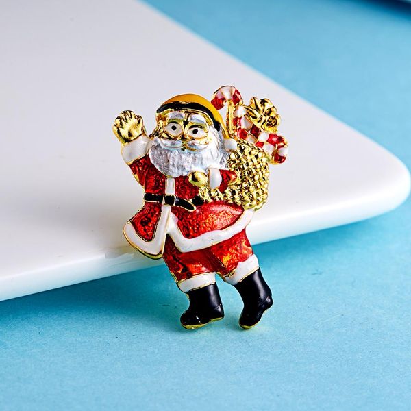 2020 new year fashion christmas brooch cute santa claus rhinestone enamel pin brooch jewelry gift for women kids dropshippingdio chan contac, Gray
2020 new year fashion christmas brooch cute santa claus rhinestone enamel pin brooch jewelry gift for women kids dropshippingdio chan contac, Gray