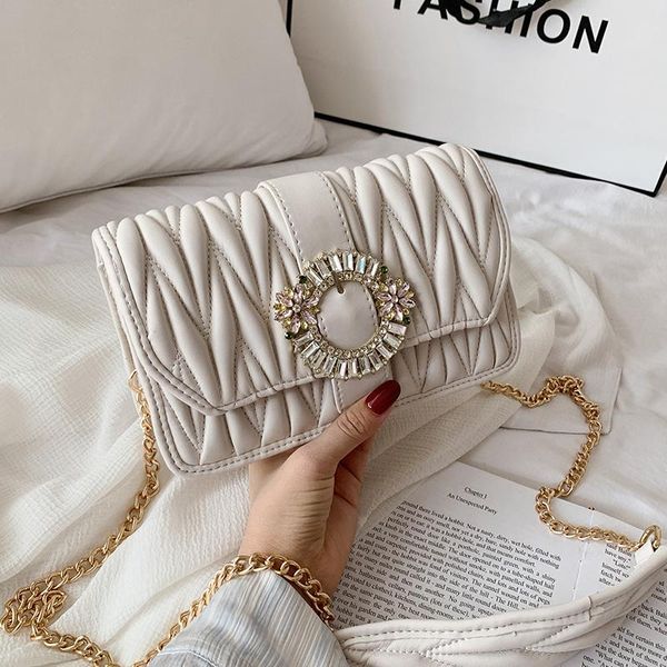 evening bags pleated square cossbody bag 2021 pu leather women's designer handbag diamond lock chain shoulder messenger
evening bags pleated square cossbody bag 2021 pu leather women's designer handbag diamond lock chain shoulder messenger