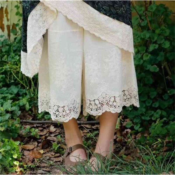 women's shorts summer vintage cotton embroidery flowers wide leg pants female lolita sweet fw65, White;black
women's shorts summer vintage cotton embroidery flowers wide leg pants female lolita sweet fw65, White;black