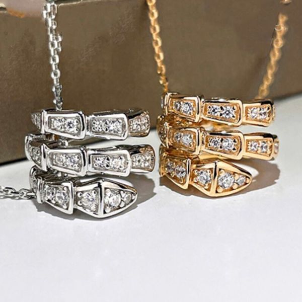 baojia new full diamond bone necklace 925 sterling silver plated 18k gold snake shaped spirit snake pendant clavicle chain female
baojia new full diamond bone necklace 925 sterling silver plated 18k gold snake shaped spirit snake pendant clavicle chain female