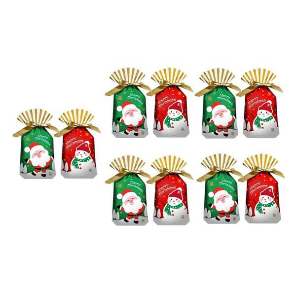 gift wrap 50pcs christmas themed packaging pouches adorable xmas pack bags