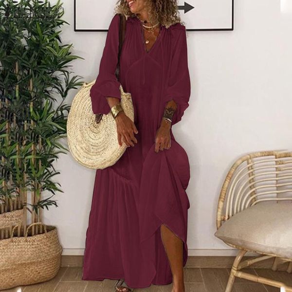 casual dresses zanzea v neck kaftan baggy patchwork vestidos female cotton robe femme women's autumn maxi dress solid party oversized 5, Black;gray
casual dresses zanzea v neck kaftan baggy patchwork vestidos female cotton robe femme women's autumn maxi dress solid party oversized 5, Black;gray