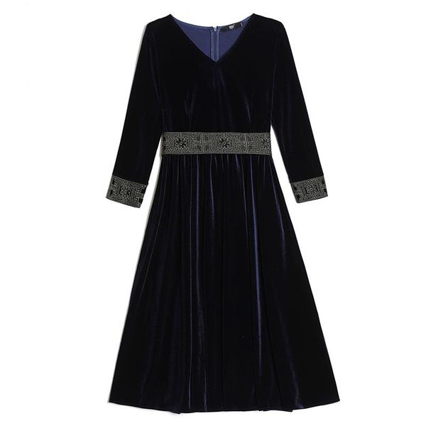 spring fall style vestidos elegant velvet dress women trendy splicing luxurious a-line plus size pastel ukraine casual dresses, Black;gray
spring fall style vestidos elegant velvet dress women trendy splicing luxurious a-line plus size pastel ukraine casual dresses, Black;gray